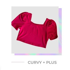 Women’s Square Neck Puff Sleeve Tee